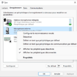 5. Mon micro ne fonctionne pas