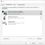 4. Mon micro ne fonctionne pas