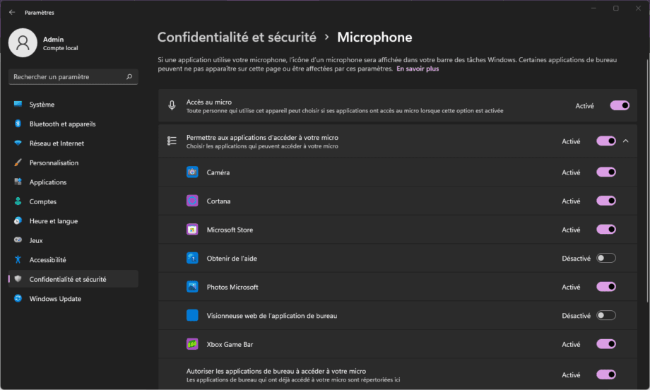 6. Mon micro ne fonctionne pas
