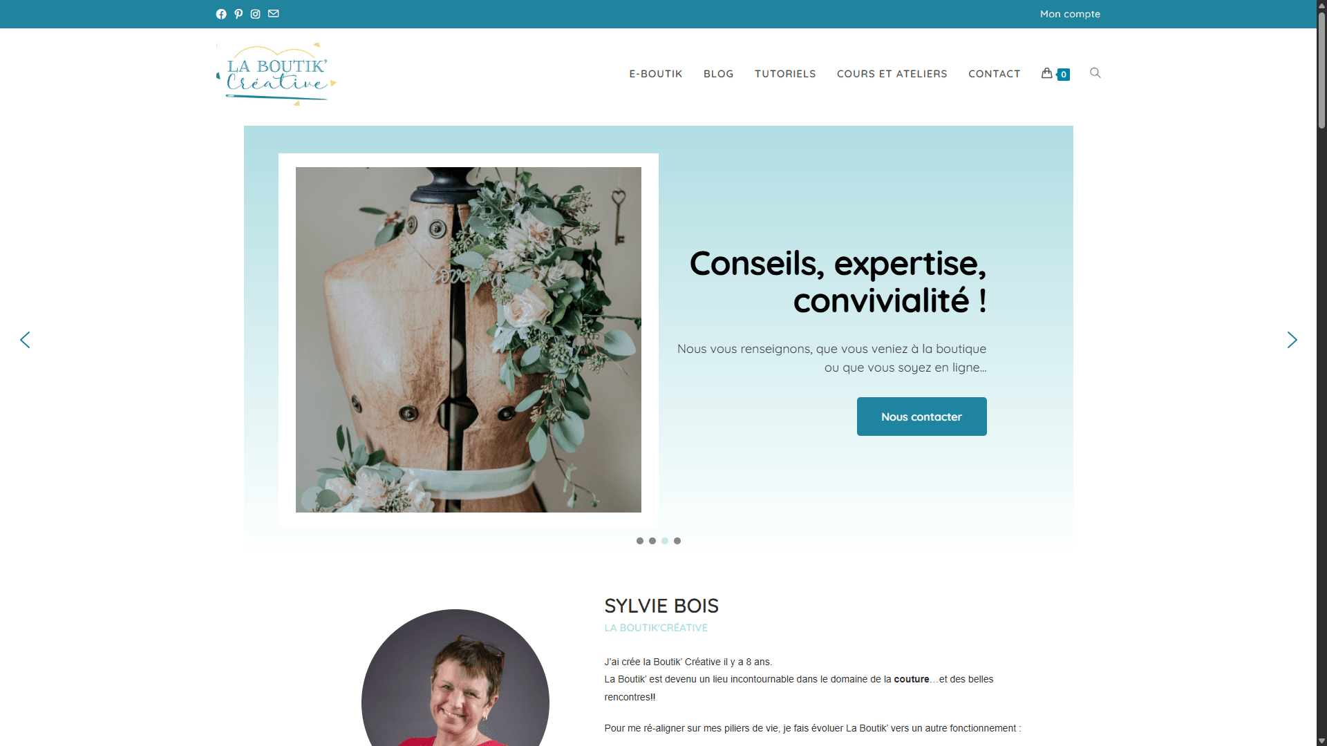 Votre Site Web La Boutik Creative de Rives