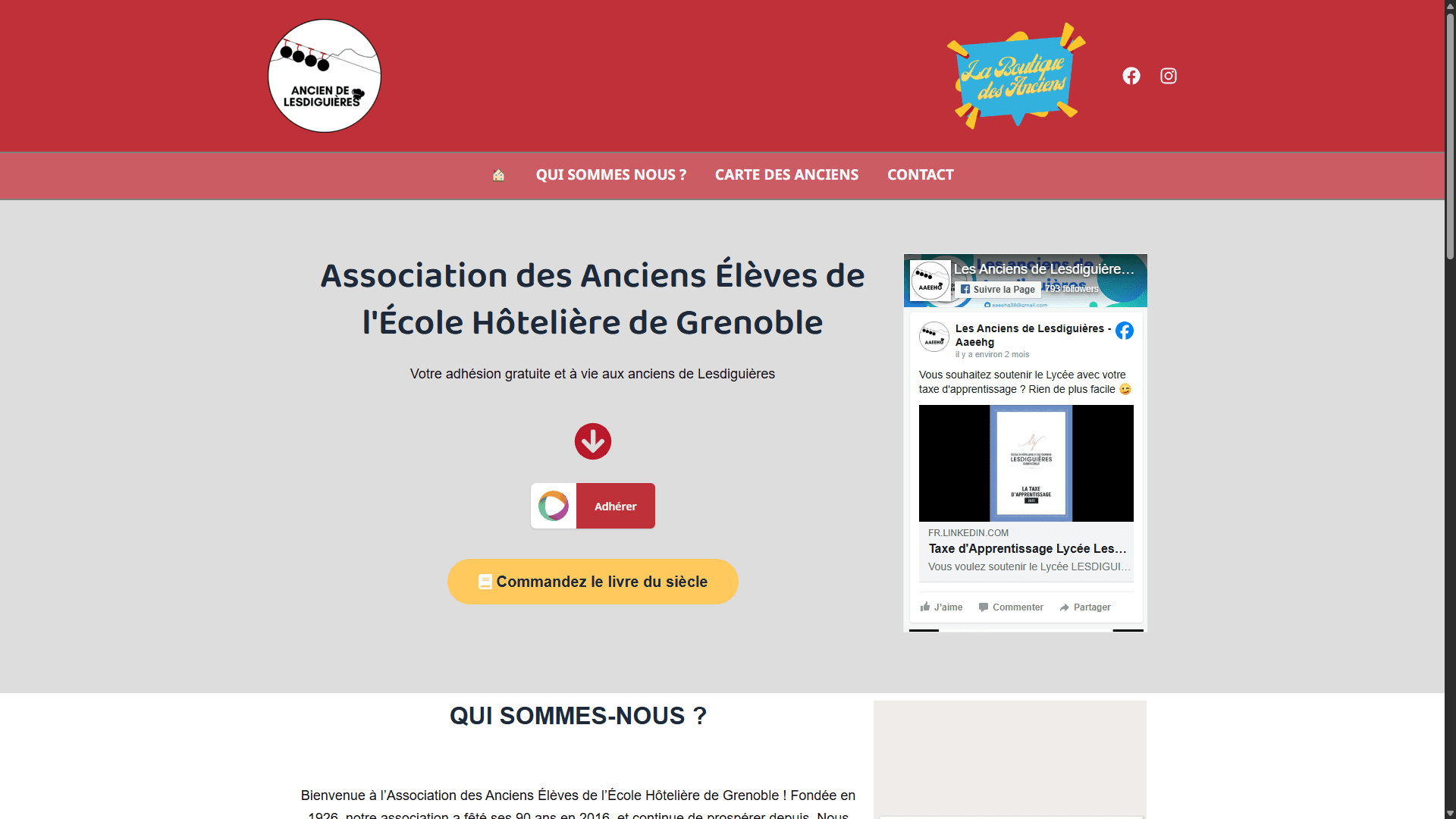 Votre Site Web Les Anciens de Lesdiguieres
